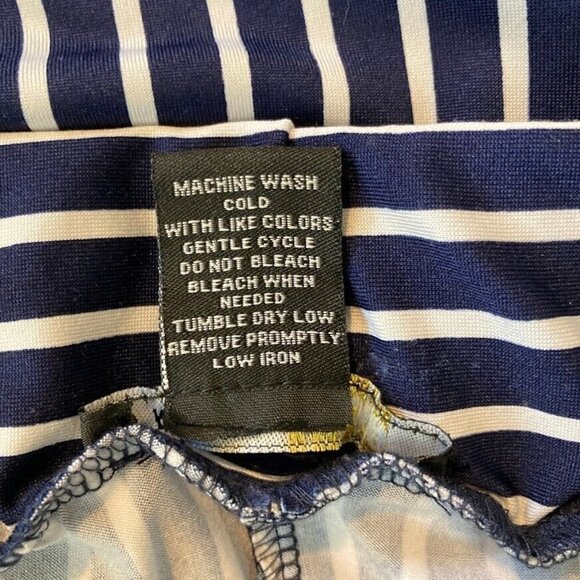 Robert Louis Striped Shorts Stretch Nautical Sailing Summer Beach Lake Coastal L - Picture 4 of 4